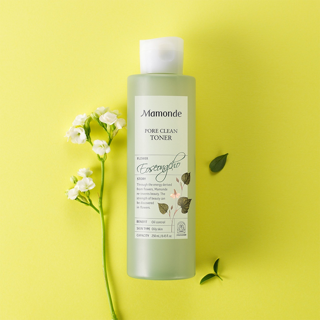 Nước hoa hồng Mamonde diếp cá toner cấp ẩm, kiềm dầu, se khít lỗ chân lông 250ml