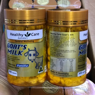 Kẹo Sữa Dê Cô Đặc Dạng Viên Goat Milk Healthy Care Úc 300 viên