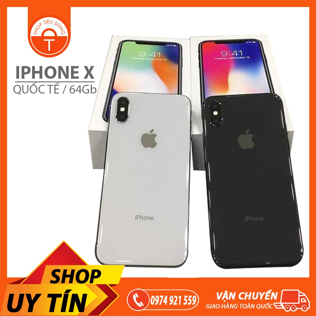 Điện Thoại iPhone X Quốc Tế Mỹ 64Gb / 256Gb Mới Likenew