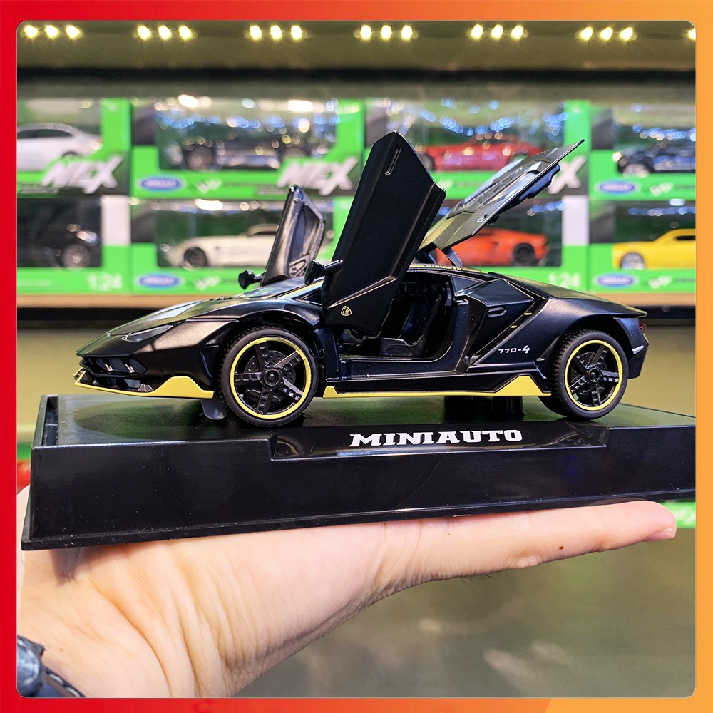 Mô hình xe Lamborghini Centenario LP 770-4 tỉ lệ 1:32 hãng MINIAUTO