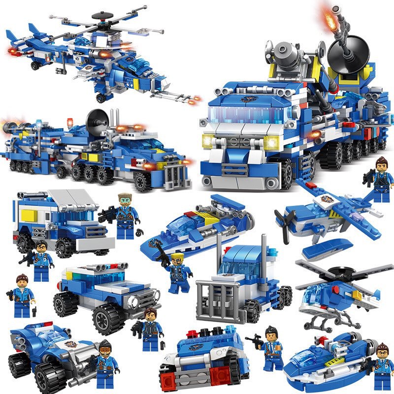 ĐỒ CHƠI XẾP HÌNH LEGO BIỆT ĐỘI SWAT, QUÂN ĐỘI, CỨU HỎA, HẢI QUÂN, HẠM ĐỘI TÀU CHIẾN