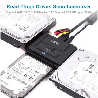 Cáp USB 3.0 Sang IDE/SATA 2,5"/3,5" Unitek Y3322