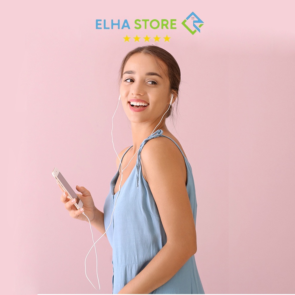 Tai Nghe Nhét Tai Có Dây U19 Cho Điện Thoại, Laptop Chống Ồn Chất Lượng Cao - ELHA STORE