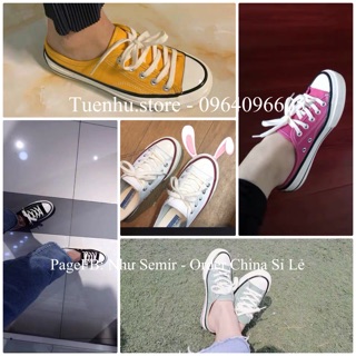 (Order  ảnh thật - size 35-44 nhiều màu - Giày sục thể thao basic