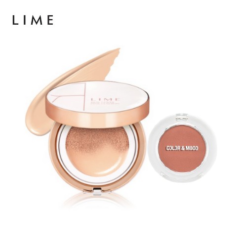 Combo Trang Điểm Pink Cushion + Phấn Mắt Không Nhũ (Pink Cushion 20g +Color & Mood Single Shadow 1.4g)