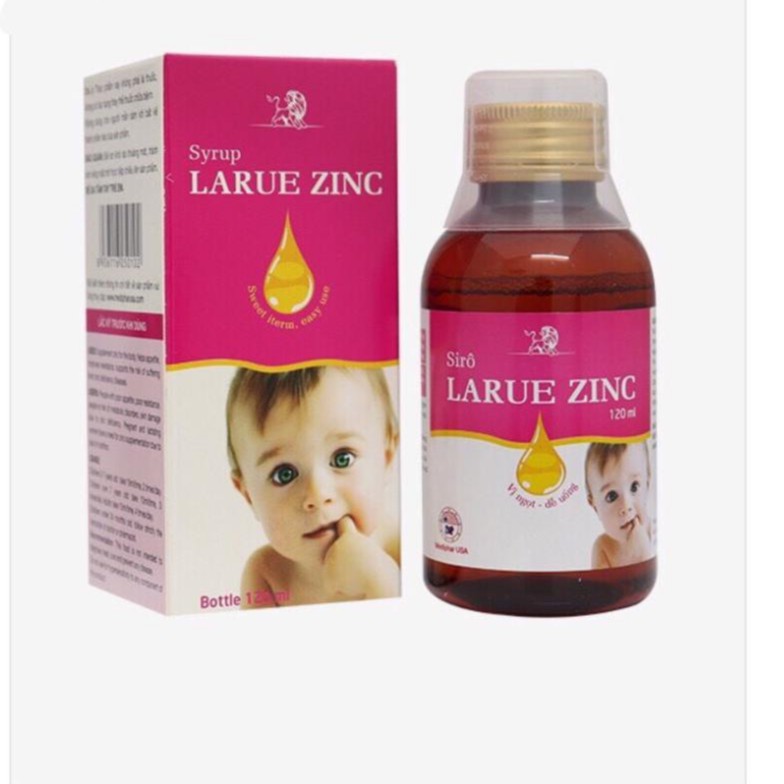 Bổ sung kẽm, lysine, DHA ăn ngon miệng – Sirô LARUE ZINIC