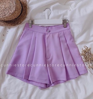 Quần short xòe 2 ly