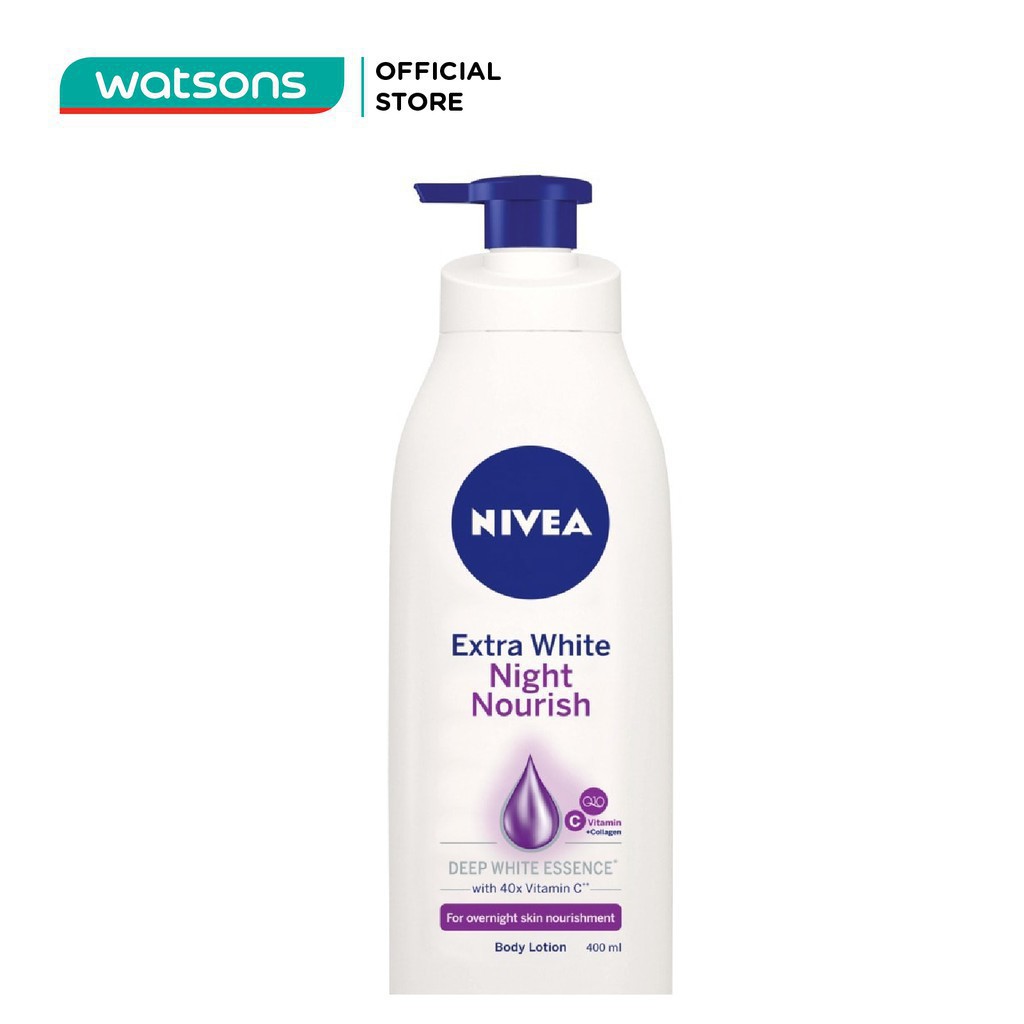 Sữa Dưỡng Thể Dưỡng Trắng Da Ban Đêm Nivea 400ml