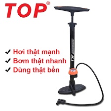 Bơm hơi bằng tay TOP có đồng hồ xuất xứ đài loan.