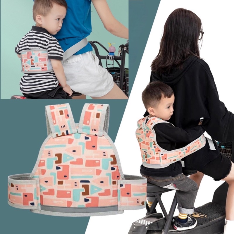 Đai đi xe máy, Đai xe máy an toàn cho trẻ em có phản quang