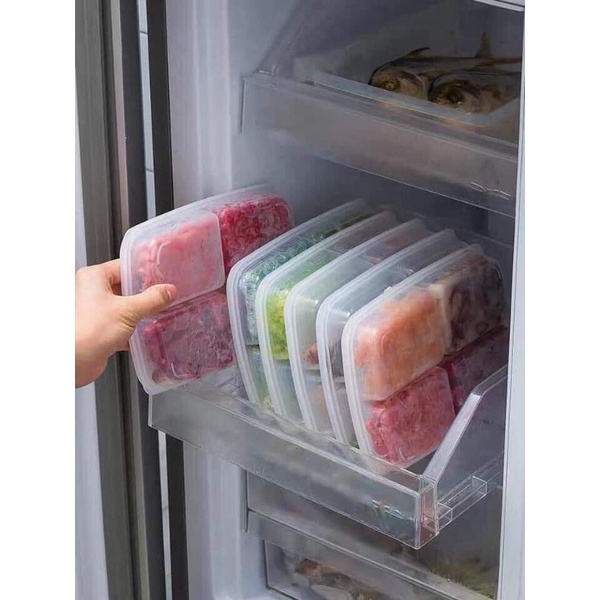 HỘP ĐỰNG CHIA NGĂN - HỘP ĐỰNG ĐỒ DÙNG ĐƯỢC CHO NGĂN ĐÔNG,NGĂN MÁT,LÒ VI SÓNG