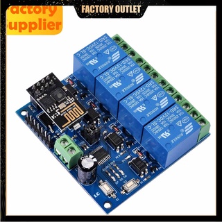 Rơ le 12v esp8266 esp-01 4 kênh wifi cho mô đun điều khiển iot phone app