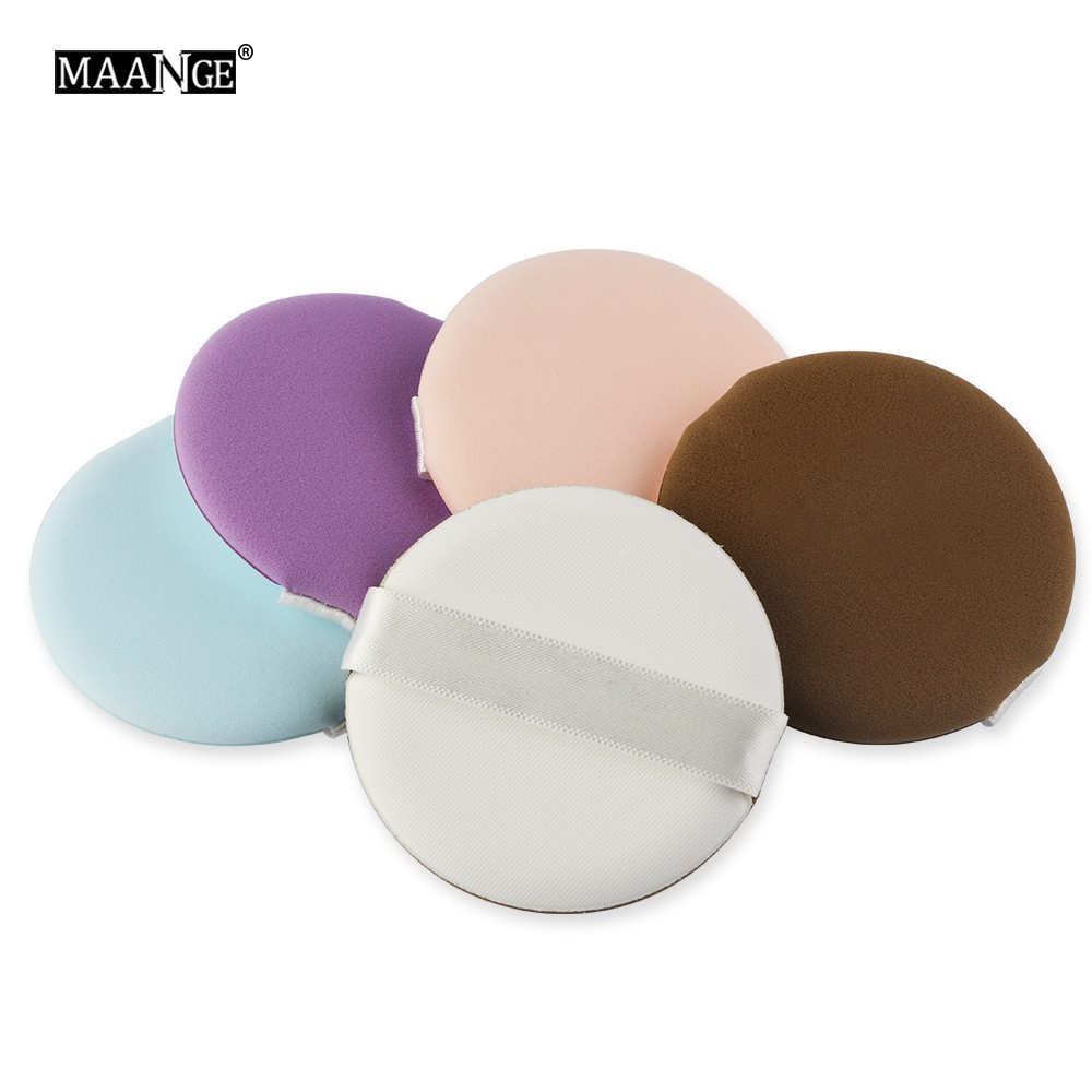 Set 4 mút tròn trang điểm MAANGE tán kem nền BB&amp;CC