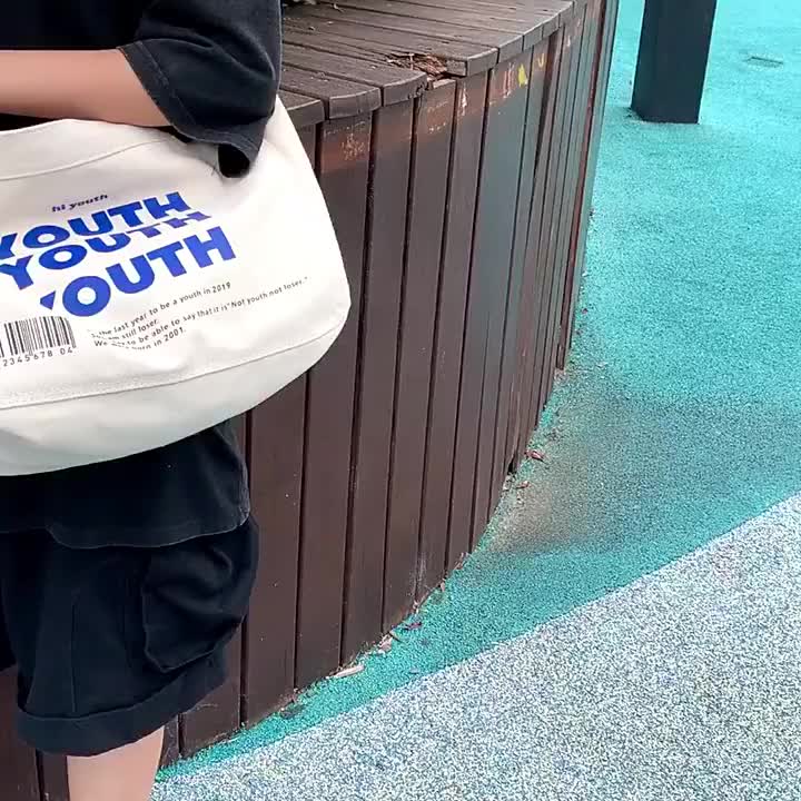 Túi đeo chéo nam nữ thời trang unisex vải canvas