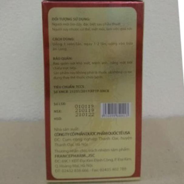 HOMRAMIN GINSENG NHÂM SÂM - TĂNG CƯỜNG THỂ LỰC HỘP 60 VIÊN | BigBuy360 - bigbuy360.vn