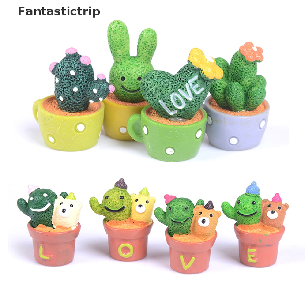 Cây Xương Rồng Mini Trang Trí Nhà Búp Bê