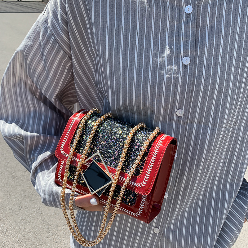 Túi Xách Nữ Đeo Chéo Dây Mắc Xích Thời Trang