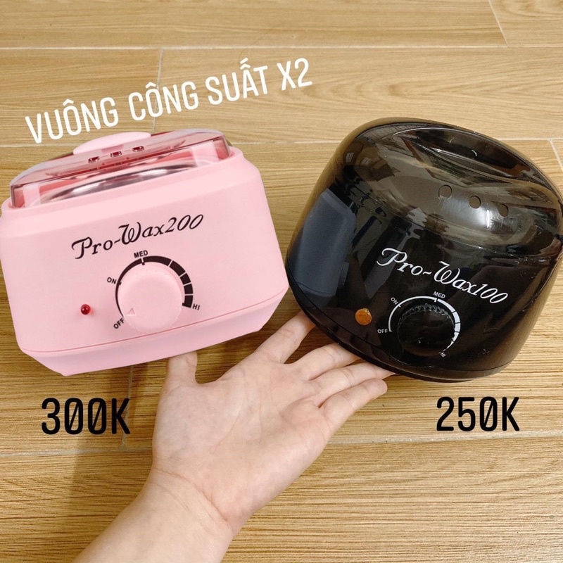 NỒI NẤU SÁP VUÔNG WAX LÔNG PRO WAX 200 PHIÊN BẢN NÂNG CẤP, CHẢY SÁP NHANH HƠN