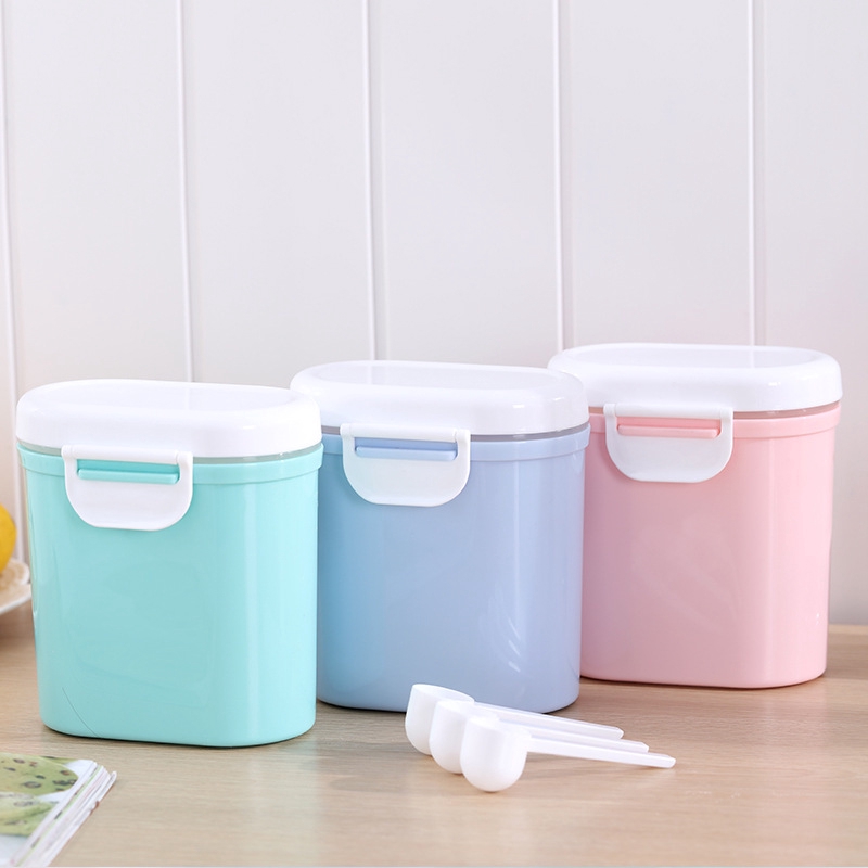 Hộp đựng sữa bột 400g kín khí gọn nhẹ