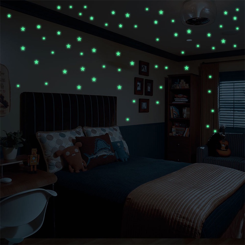 Miếng Dán Tường Dạ Quang Trang Trí Phòng Ngủ