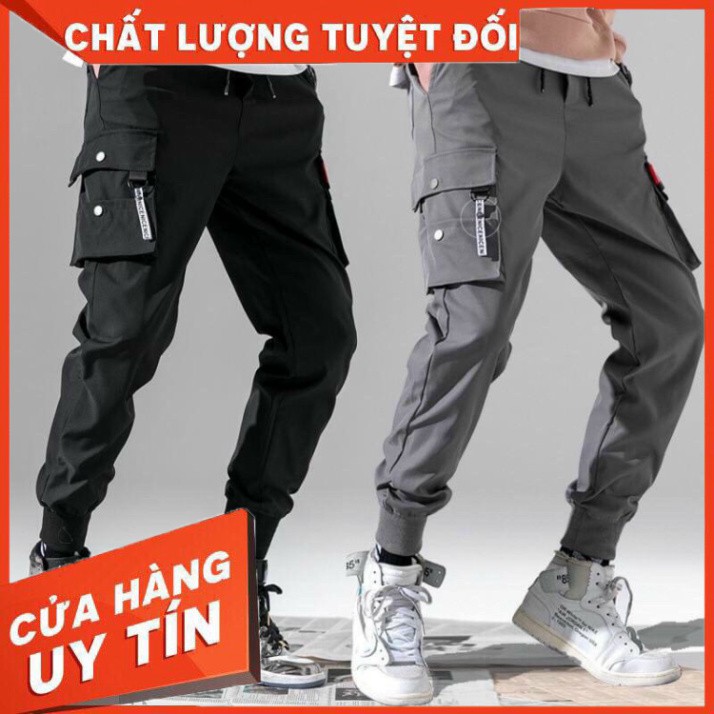 Quần Jogger Nam KAKI Túi Hộp Ống Côn Cao Cấp phong Cách Trẻ Trung. - Hàng nhập khẩu