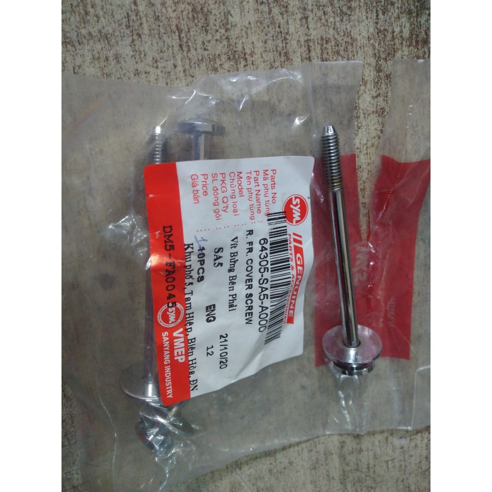 Vít bửng xe sym Elegant 50cc-100cc