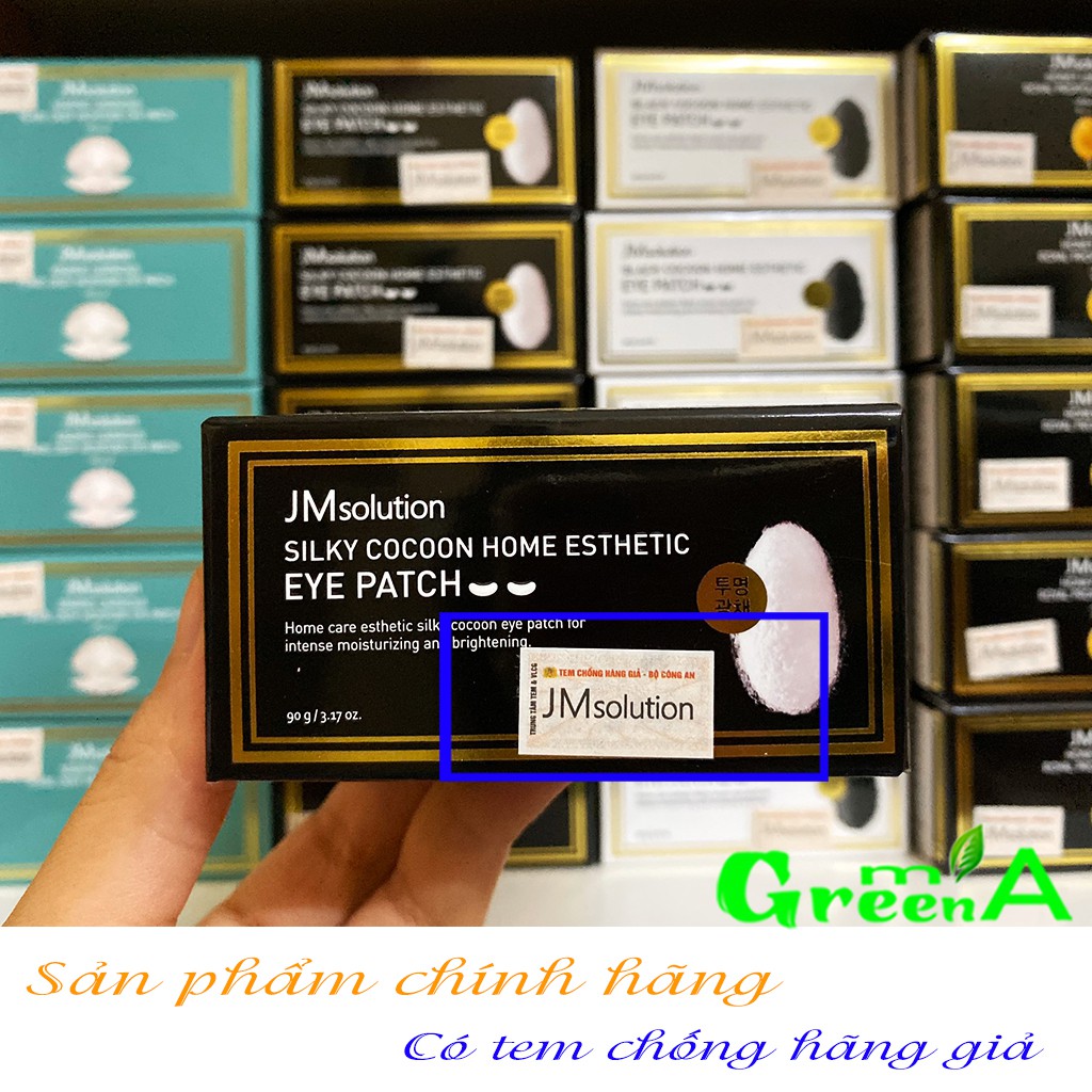 Mặt Nạ Mắt JM Solution Eye Patch Ngọc Trai, Mật Ong, Kén Tằm Cấp Ẩm Dưỡng Trắng Giảm Thâm Quầng Chống Lão Hóa | Thế Giới Skin Care