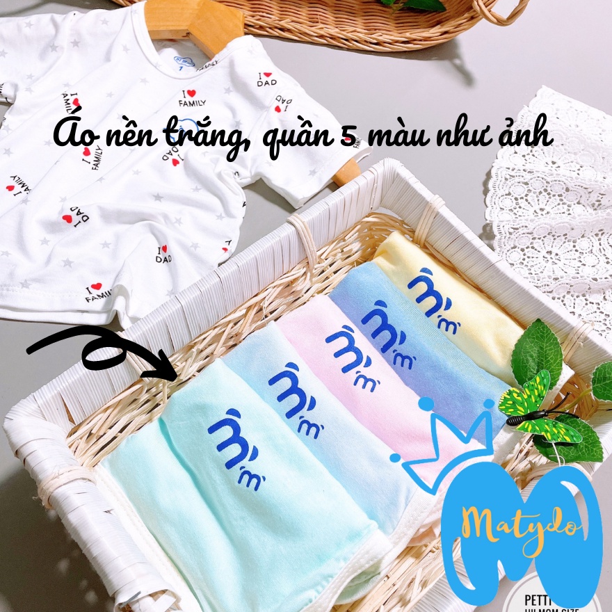 Quần áo trẻ em mùa hè ngắn tay cho bé trai bé gái giá rẻ đồ cộc tay Pama cúc vai