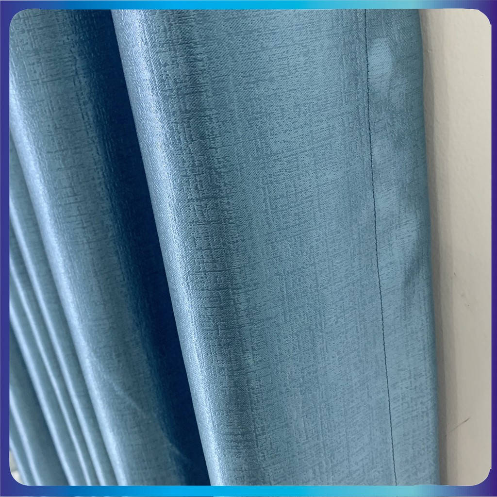 shop rèm cửa, màn cửa chống nắng kích thước tùy chọn màu xanh dương nhẹ, dùng làm màn cửa sổ, màn cửa chính, TN curtains