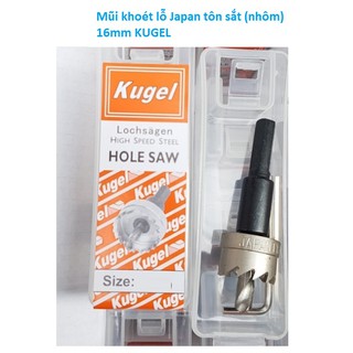Mũi khoét lỗ Japan tôn sắt (nhôm) 16mm KUGEL