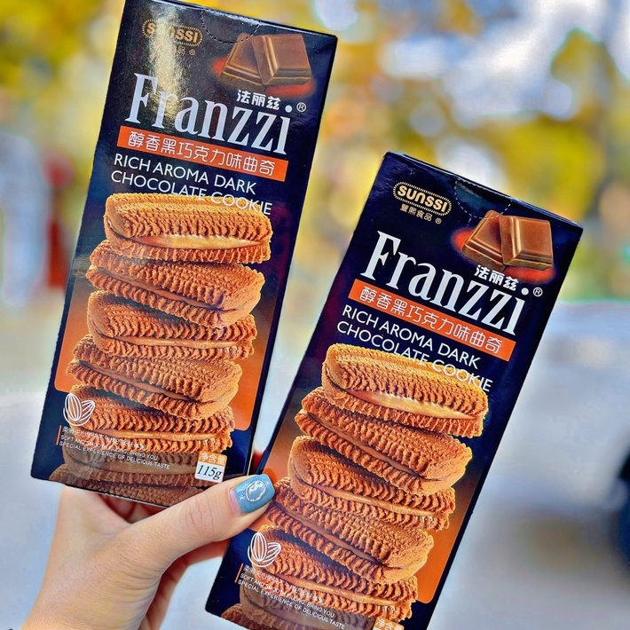Bánh Quy Franzzi Kem 115G 100G 5 Vị Date mới Siêu HOT