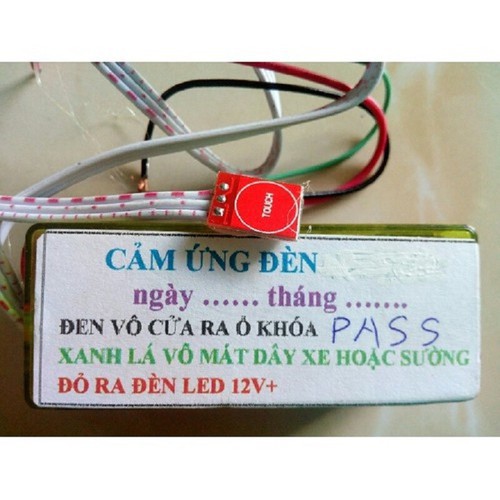 MẠCH Cảm Ứng BẬT TẮT PASSING ĐÈN CẢM BIẾN XUYÊN NHỰA - Vindecal BD