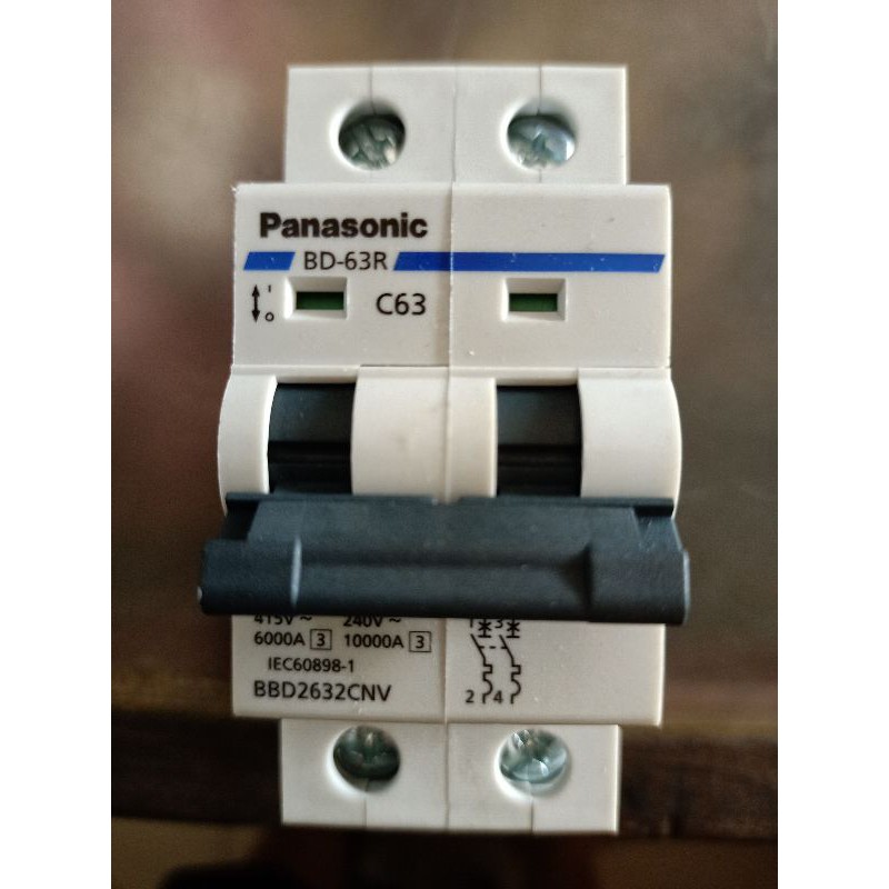 CẦU DAO TỰ ĐỘNG MCB 2 PHA PANASONIC 32A - 63A