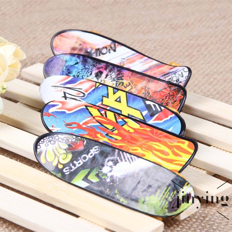GETNOIVAS Set 5 ván trượt ngón tay mini họa tiết graffiti cho bé