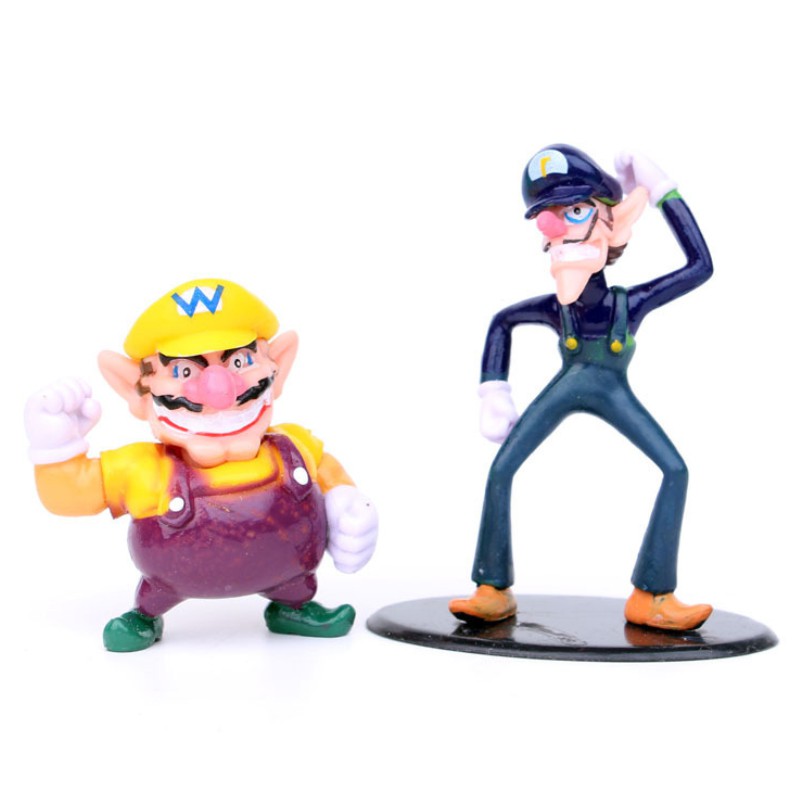 Bộ 10 mô hình nhân vật Game Super Mario - 8.5 cm