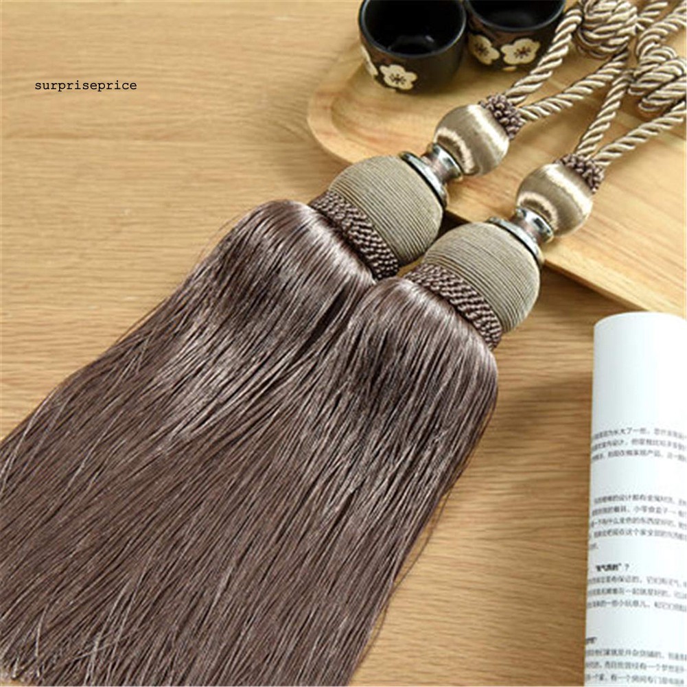 Bộ 2 Dây Cột Rèm Dạng Núm Tua Xinh Xắn