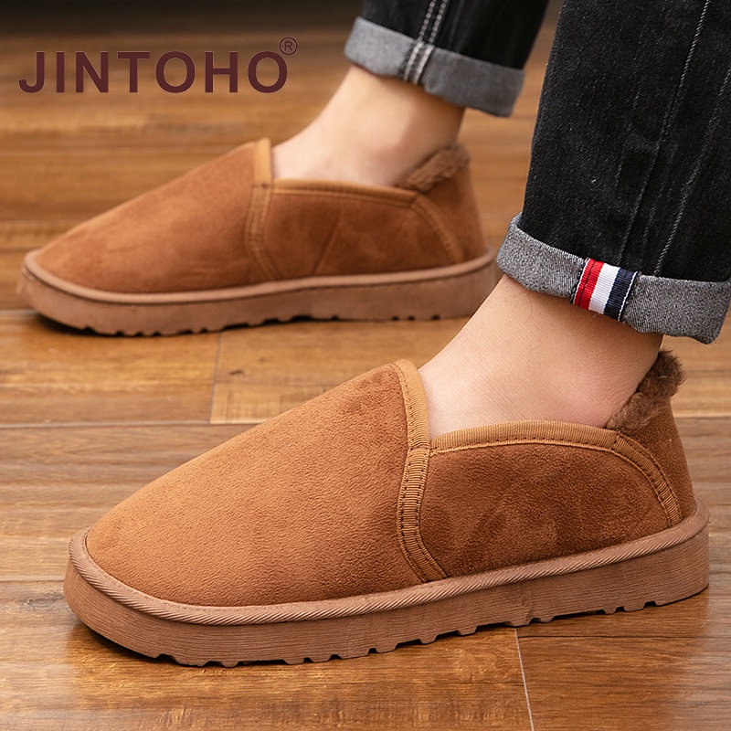 Giày Loafer Chống Trượt Vải Lông Ấm Áp Thời Trang Mùa Đông Cho Nam Và Nữ (5 Màu) Size 35-47