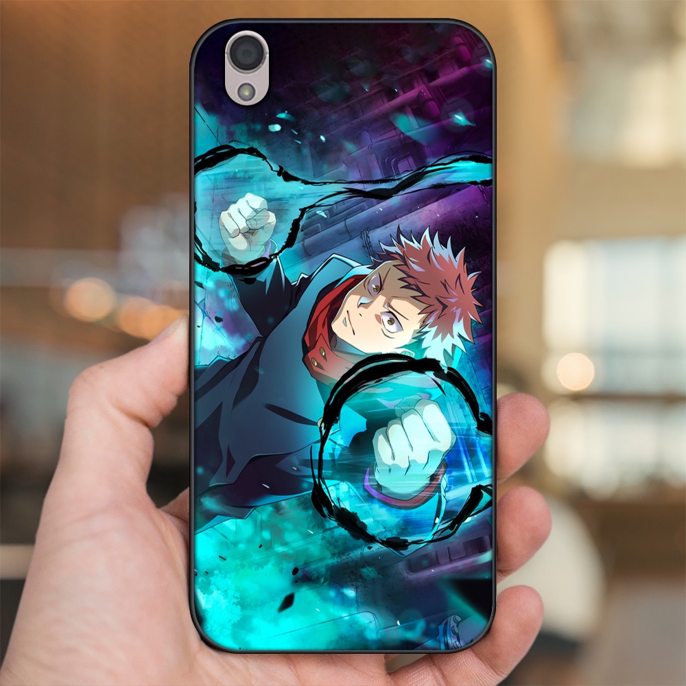 Ốp lưng Oppo A37 Neo 9, F1 Plus viền đen in hình Yuji Jujutsu Kaisen