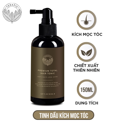 TINH DẦU KÍCH MỌC TÓC - Premium Total Hair Tonic - Terapic [150ml]