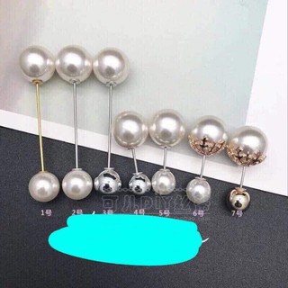 Set 7 cài áo đính hạt