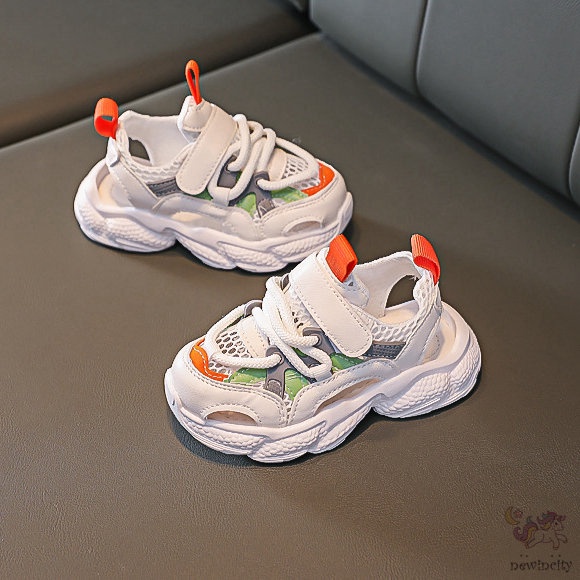 Giày thể thao trẻ em phối vải lưới cá tính thời trang Hàn Quốc