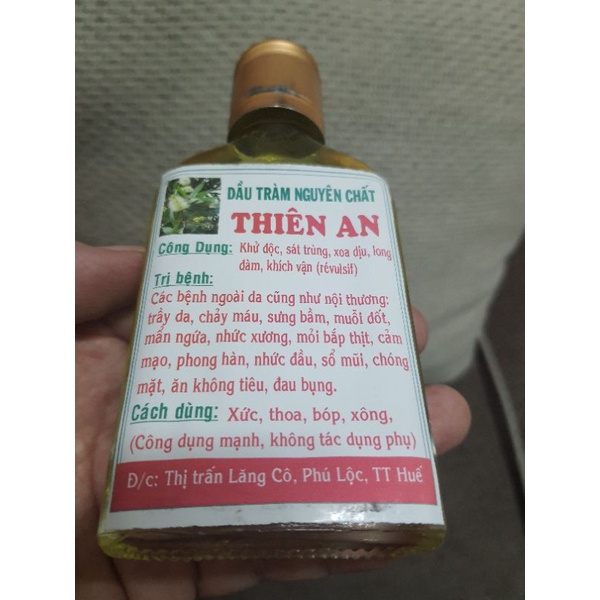 Dầu tràm huế nguyên chất Thiên An 100ml (giá gốc)