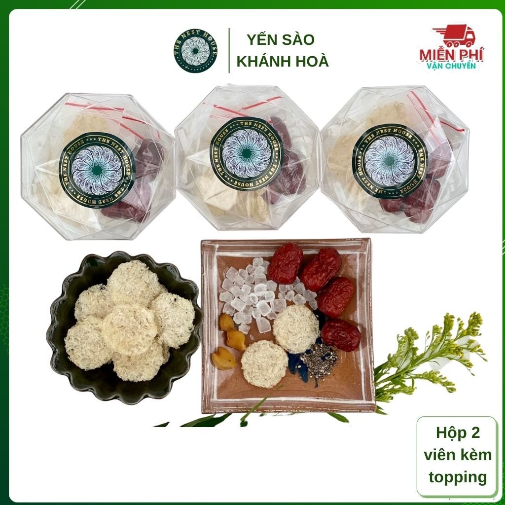 Tổ yến sào vụn tinh chế nguyên chất cho bé baby kèm nguyên liệu chưng yến