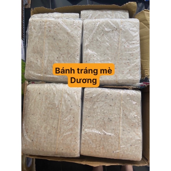 2kg Bánh tráng mè trắng - mè vàng nhiều mè Dương đặc sản Phan rang Ninh Thuận