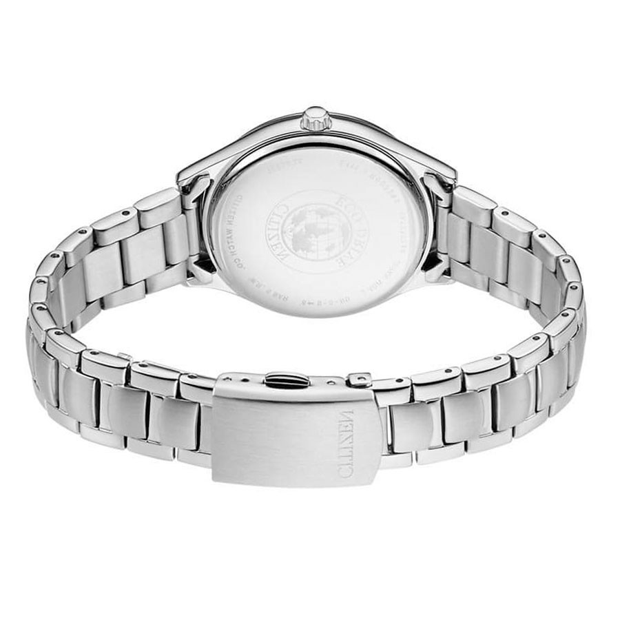 Đồng Hồ Nữ Citizen Đính Đá Swarovsk Dây Thép Không Gỉ EO1180-82A - Mặt Trắng