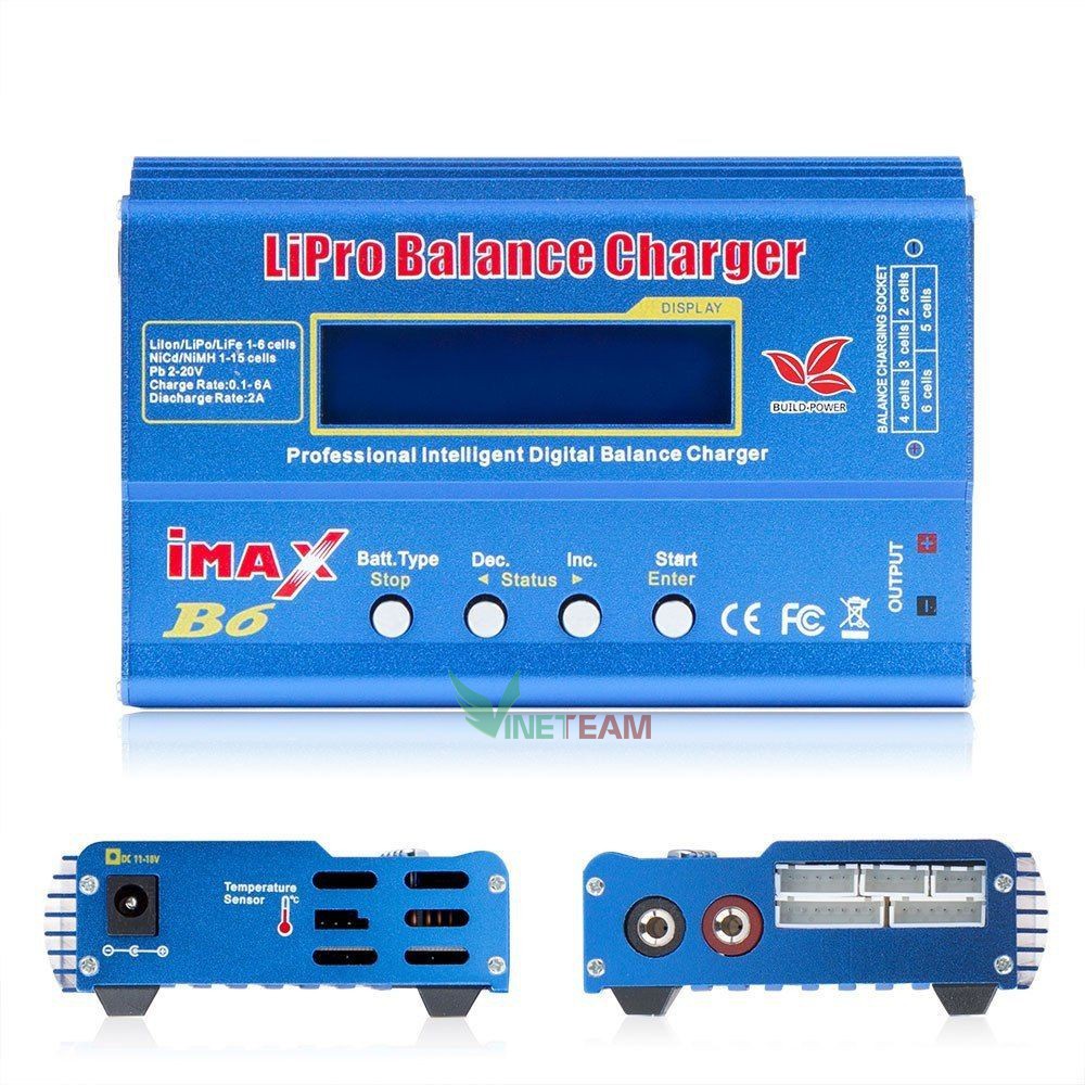Bộ Sạc iMax B6 / B6AC 80W Sạc Cân Bằng Đo Dung Lượng Pin, Ắc quy