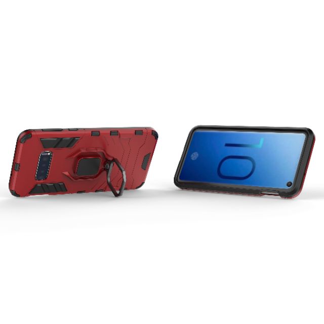Ốp lưng Samsung S10 Plus / S9 Plus / S10 / S8 Plus / S20 FE chống sốc Iron Man Iring cao cấp giá đỡ xem phim