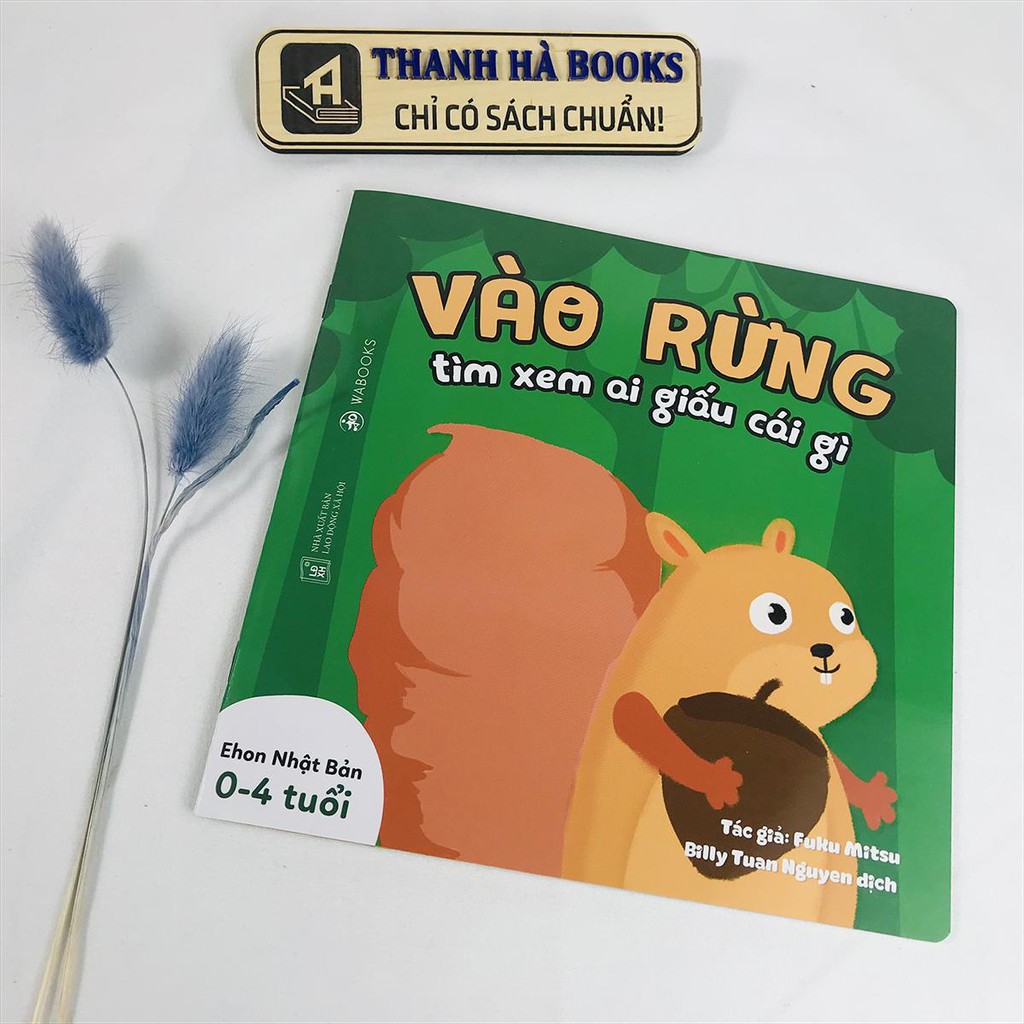 Sách - Ehon Nhật Bản Tìm Xem Ai Giấu Cái Gì (3 quyển cho bé 0 -4 tuổi)