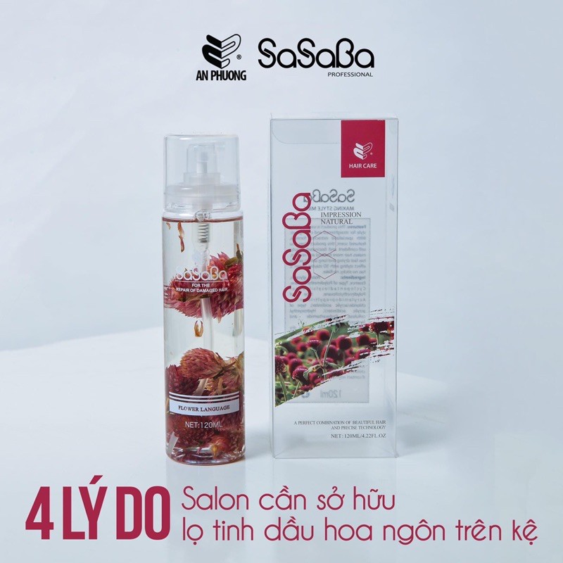 Tinh dầu dưỡng tóc Hoa ngôn SASABA Công ty TNHH XNK & TM An Phương 120ml