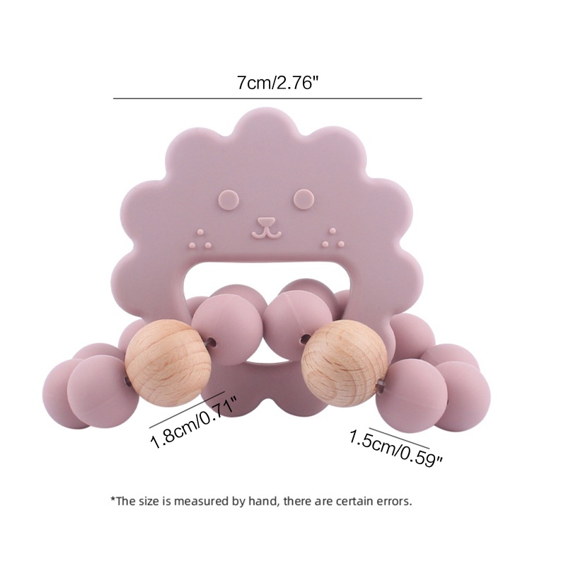 Đồ Chơi Ngậm Nướu Bằng Silicone Giúp Giảm Đau Cho Bé Sơ Sinh Mọc Răng